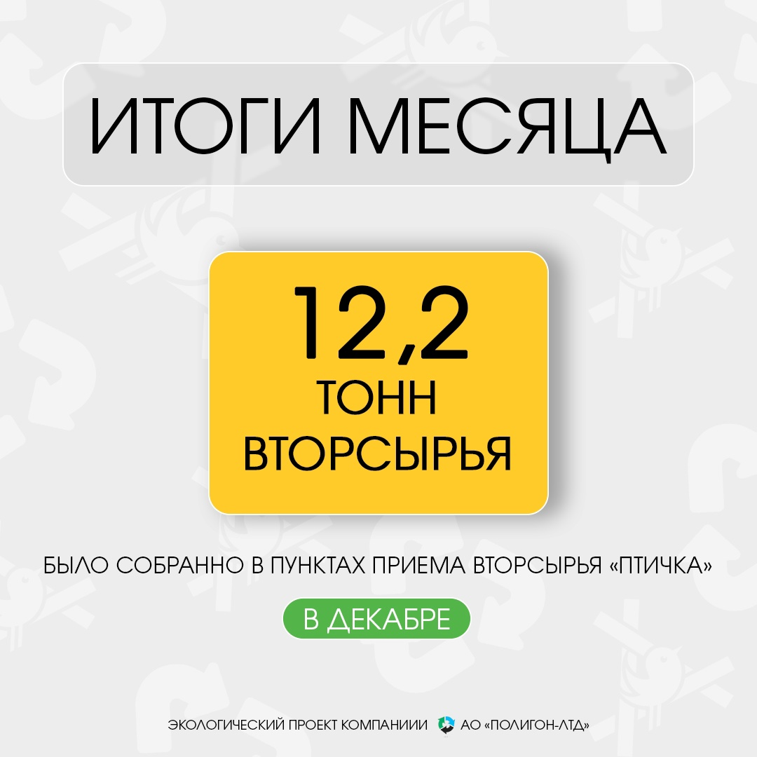 Итоги декабря в «Птичке»